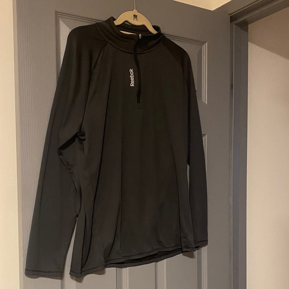 Reebok Black Quarter Zip Pullover